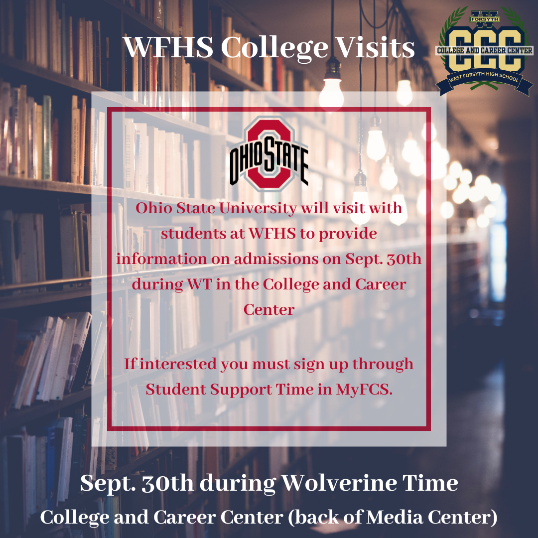 Colleges visiting West